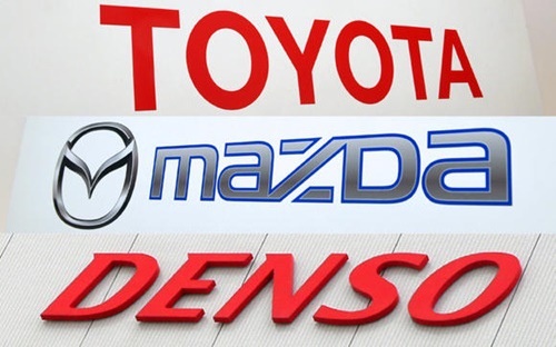 xe dien hop tac giua Toyota - Mazda - Denso