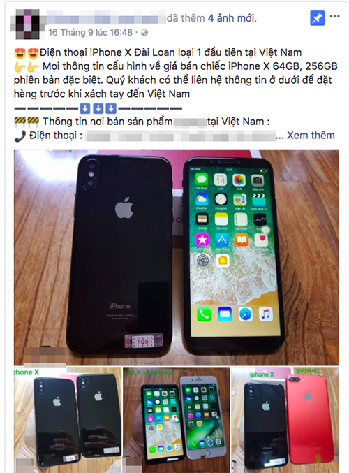 iPhone X, iPhone 8, Galaxy Note 8 hang nhai a