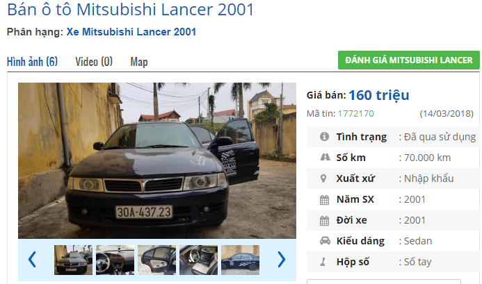 Mitsubishi Lancer 2001
