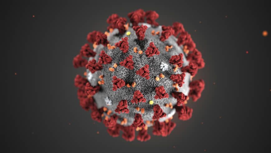 virus corona 3D