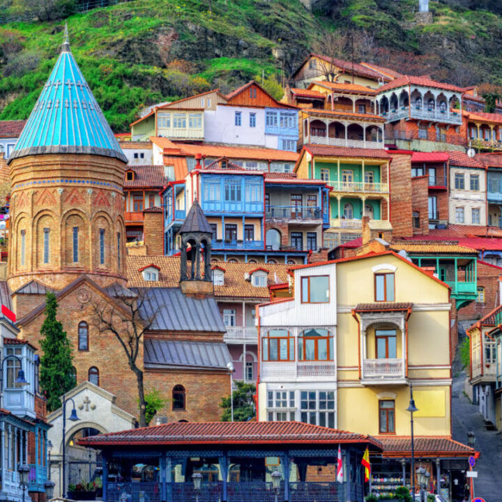 Colorful-traditional-houses-with-wooden-carved-balconies-in-the-Old-Town-of-Tbilisi-Georgia-720x720