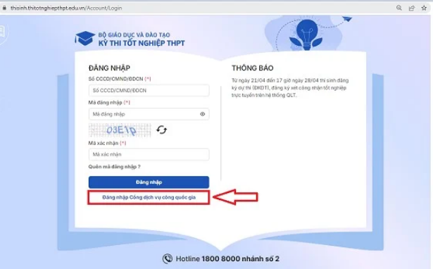 dang ky thi tot nghiep bang vneid