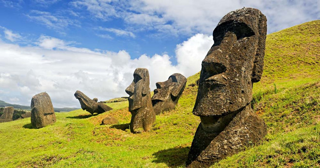 Giải mã bí ẩn các bức tượng đá trên đảo Phục Sinh