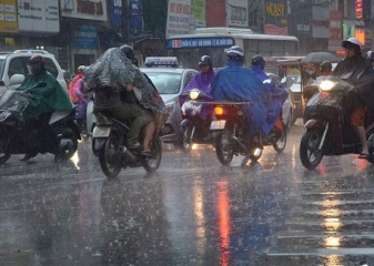 Dự báo thời tiết ngày 25/8: Hà Nội có mưa lớn về chiều tối