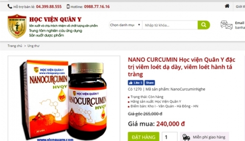 Người bệnh hoang mang với 'ma trận' quảng cáo tinh bột nghệ