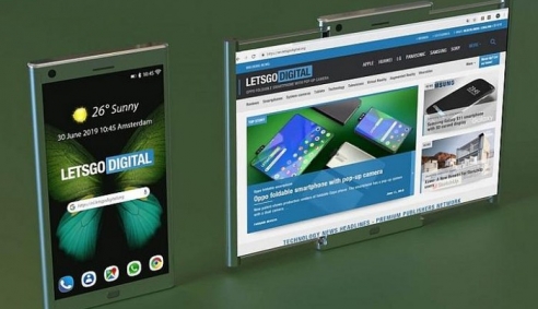Samsung lộ diện bằng sáng chế smartphone màn hình co giãn