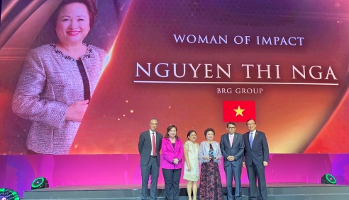 Chủ tịch Tập đoàn BRG Nguyễn Thị Nga được vinh danh Nữ Doanh Nhân có tầm ảnh hưởng lớn khu vực ASEAN