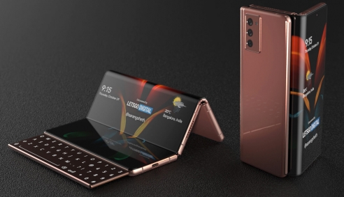 Samsung tiết lộ thiết kế Galaxy Z Fold 3 cực ấn tượng với bàn phím trượt