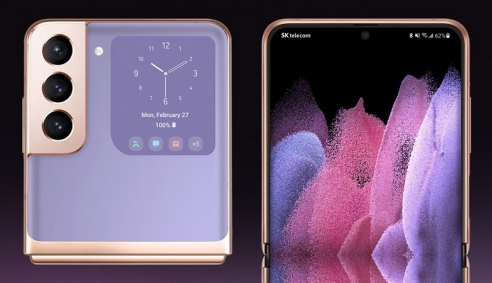 Lộ hình ảnh render đẹp 'hút hồn' của Galaxy Z Flip 3