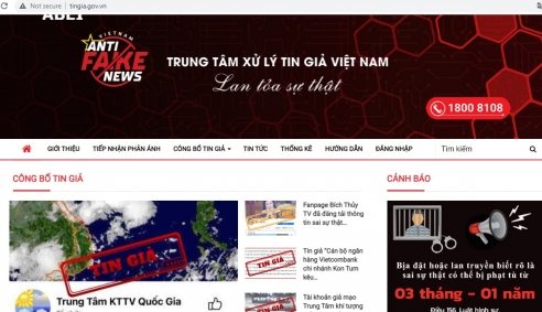 Bộ Thông tin và truyền thông ra mắt trung tâm xử lý tin giả