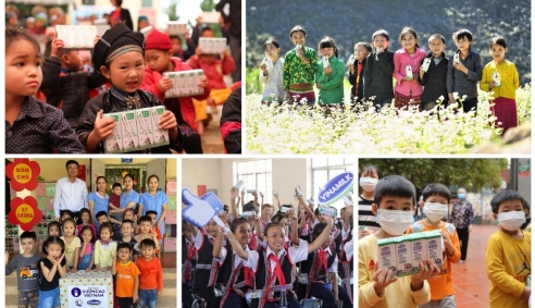 Vinamilk khởi động chương trình ý nghĩa 'Triệu ly sữa yêu thương, triệu nụ cười hạnh phúc'