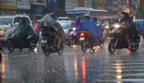 Dự báo thời tiết ngày 25/8: Hà Nội có mưa lớn về chiều tối