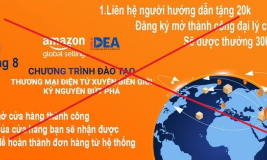 Giả mạo Cục Thương mại điện tử & Kinh tế số và Amazon Global Selling Việt Nam để lừa đảo