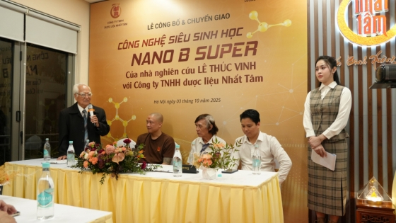 Công nghệ Nano B-Supper: Bước đột phá y sinh học Việt hướng đến sức khỏe cộng đồng