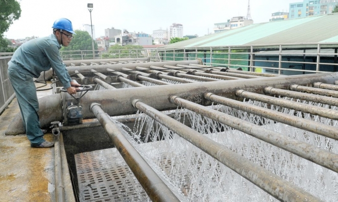Hà Nội: Bảo đảm cung cấp nước sạch mùa hè năm 2024