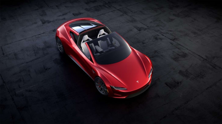 7.Tesla Roadster