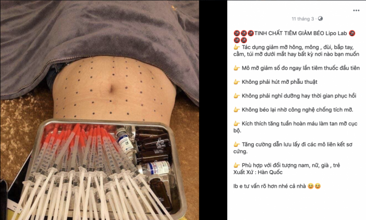 tiem tinh chat giam beo