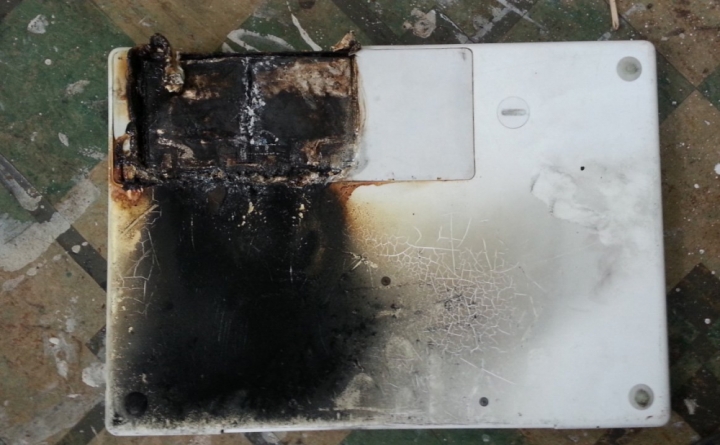 MacBook Pro exploded