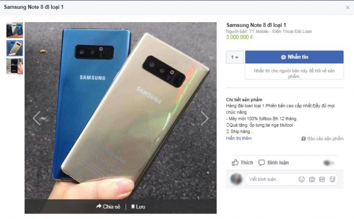 iPhone X, iPhone 8, Galaxy Note 8 hang nhai