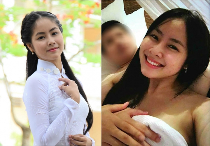 vo hong ngoc hue bi lo clip nong la ai b