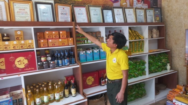 Các sản phẩm OCOP tăng số lượng và chất lượng