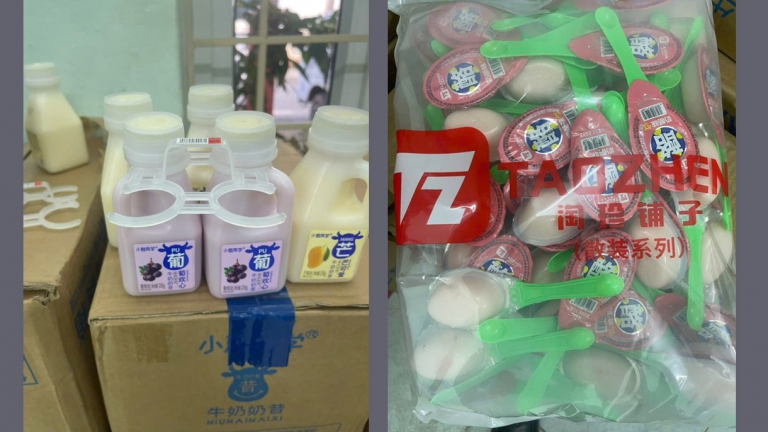 Lào Cai: Tạm giữ lượng lớn thực phẩm không rõ nguồn gốc xuất xứ