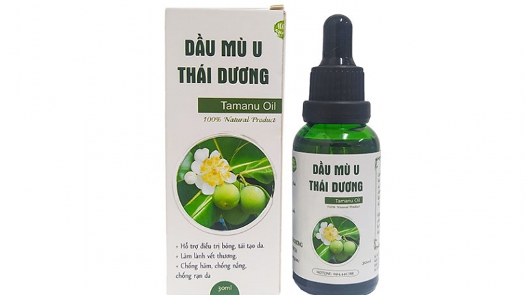 Thu hồi để tiêu hủy 4 lô Dầu mù u Thái Dương không đảm bảo chất lượng