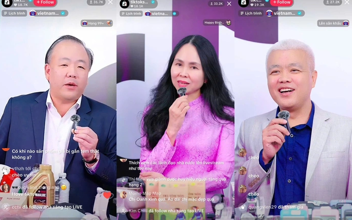 2 Cục trưởng 'lên sóng' livestream hướng dẫn phân biệt hàng thật, hàng giả